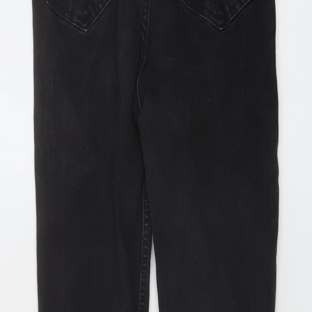 New Look Womens Grey Cotton Skinny Jeans Size 6 L23 in Regular Button