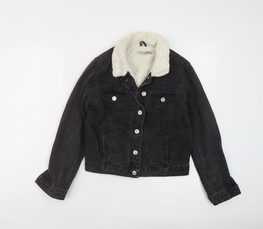 Womens UK Size 4 Topshop Grey Jacket