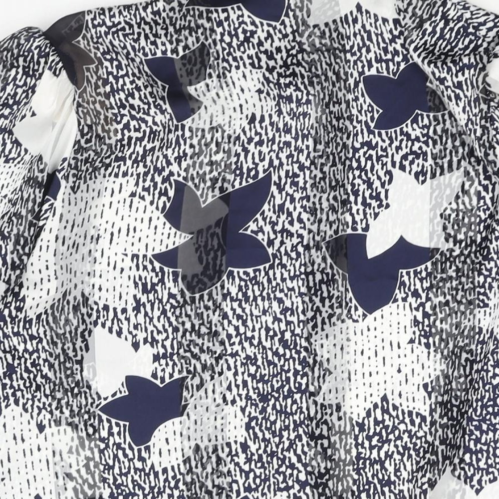 Womens UK Size 12 St Michael Blue Basic Blouse