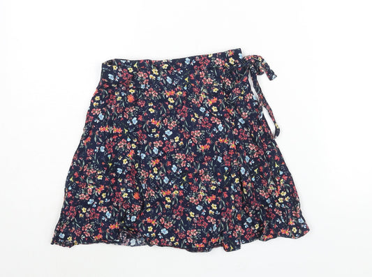 Womens UK Size XS Bershka Wrap Skirt