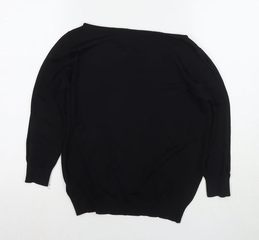 Womens UK Size 14 NEXT Black Pullover Jumper