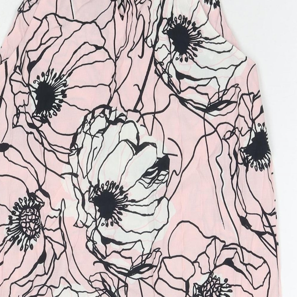 Womens UK Size 10 Marks and Spencer Pink Basic Tank