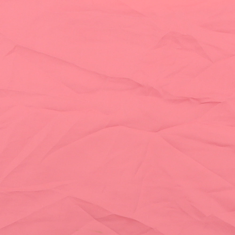 Autograph Womens Pink Polyester Basic T-Shirt Size 12 Round Neck