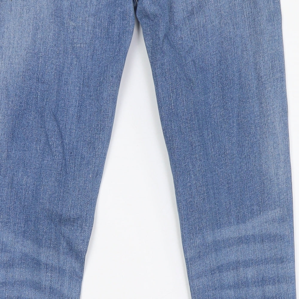 Pepe Jeans Womens Blue Cotton Skinny Jeans Size 29 in L31 in Regular Button