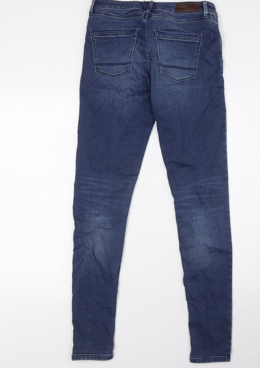 ESPIRIT Womens Blue Cotton Skinny Jeans Size 27 in L32 in Slim Button