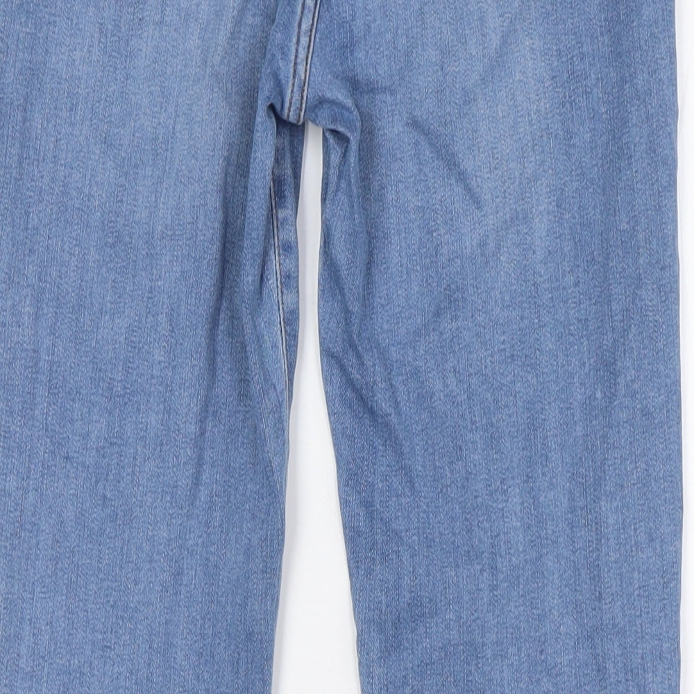 FOREVER 21 Womens Blue Cotton Skinny Jeans Size 28 in L29 in Regular Button