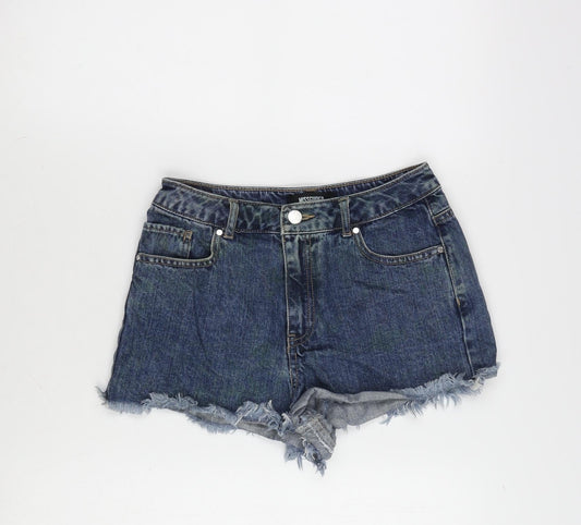 Womens UK Size 6 Missguided Regular Fit Cut-Off Shorts