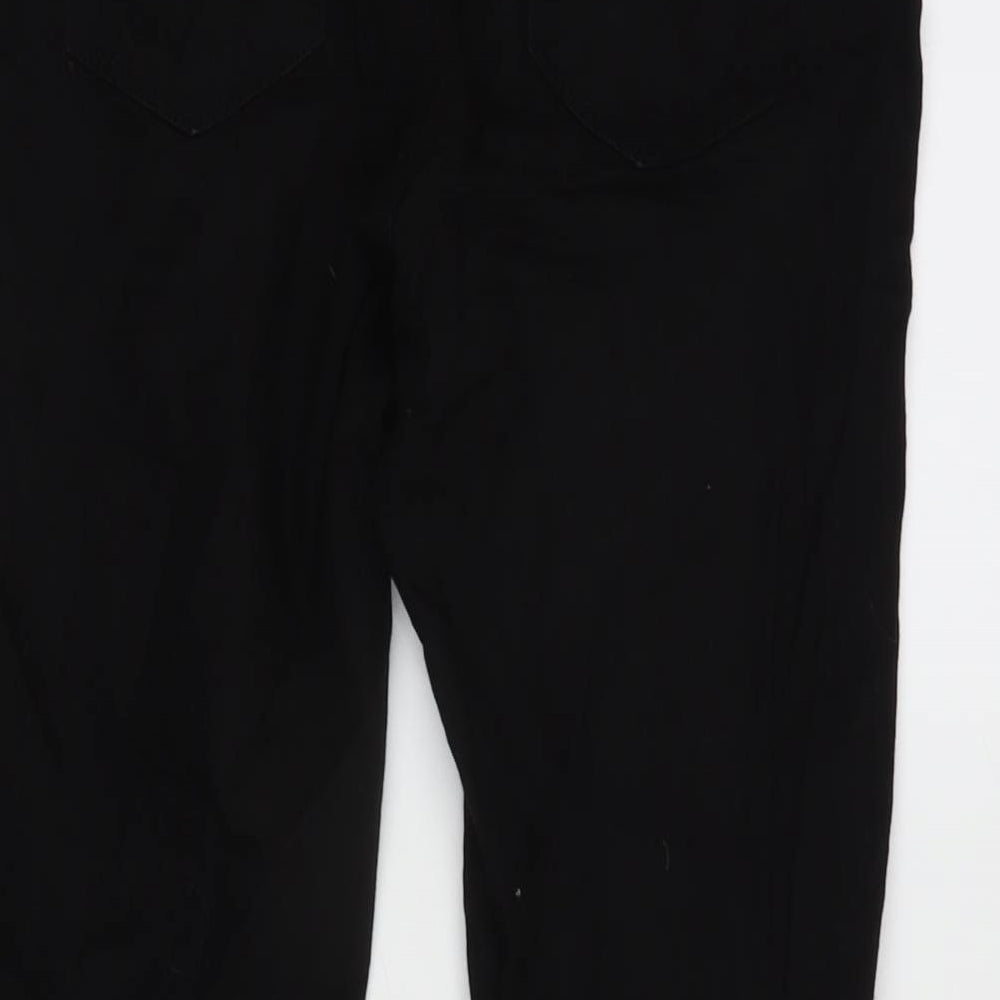 Denim & Co. Womens Black Cotton Blend Jegging Jeans Size 8 L27 in Regular