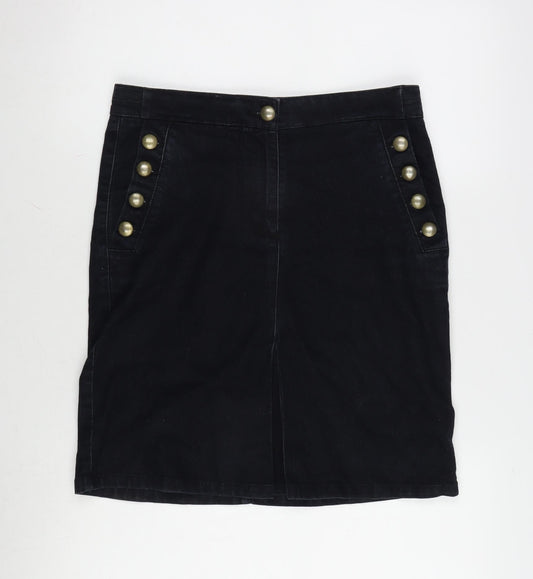 Womens UK Size 10 NEXT A-Line Denim Skirt