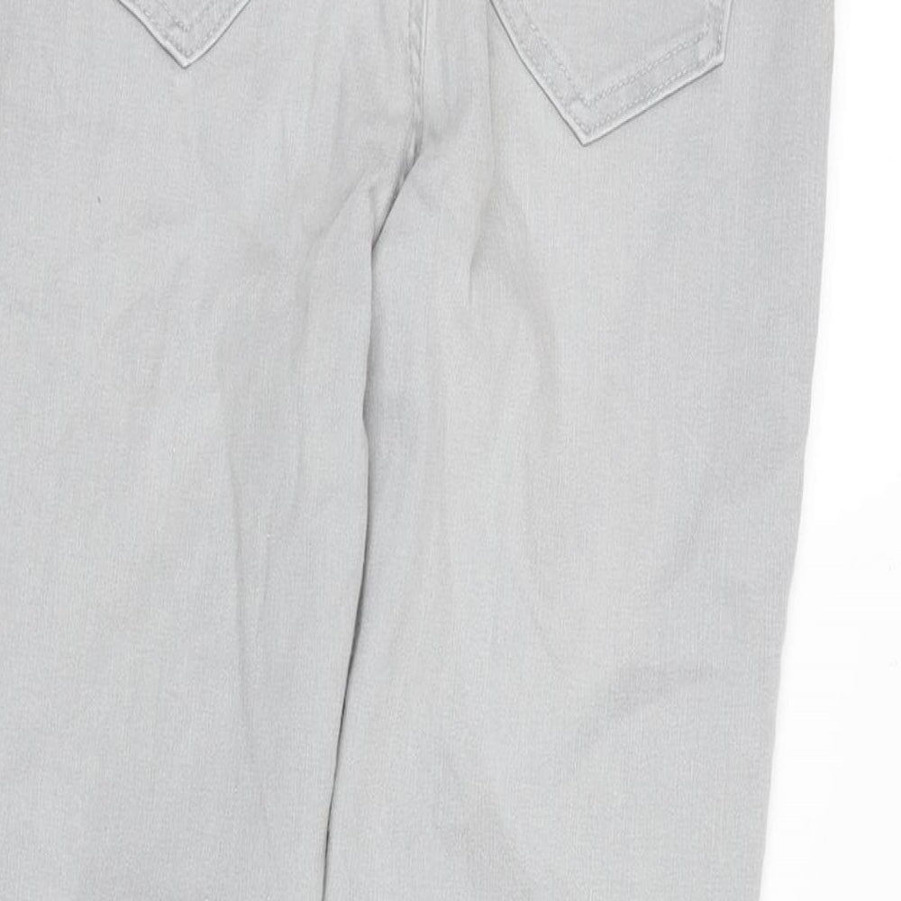 Womens UK Size 12 Marks and Spencer Regular Fit Tapered Grey Jeans