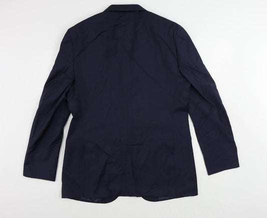 Mens UK Size 42 Marks and Spencer Regular Blue Suit Jacket