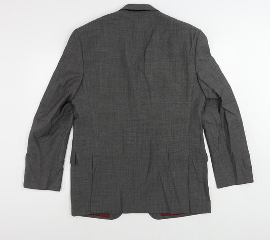 Mens UK Size 46 Marks and Spencer Regular Grey Suit Jacket