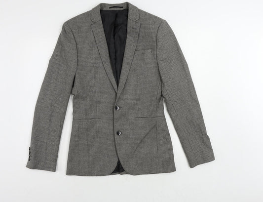 Mens UK Size 36 ASOS Regular Grey Suit Jacket