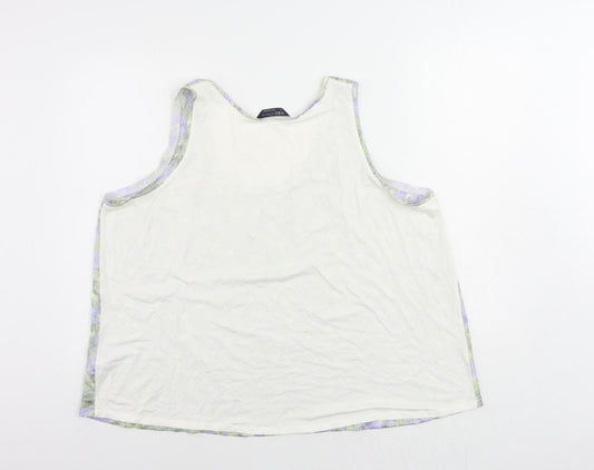 Womens UK Size 20 Marks and Spencer Purple Basic Tank