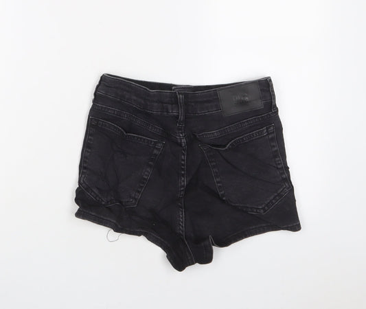 BDG Womens Black Cotton Basic Shorts Size 27 in Regular Zip
