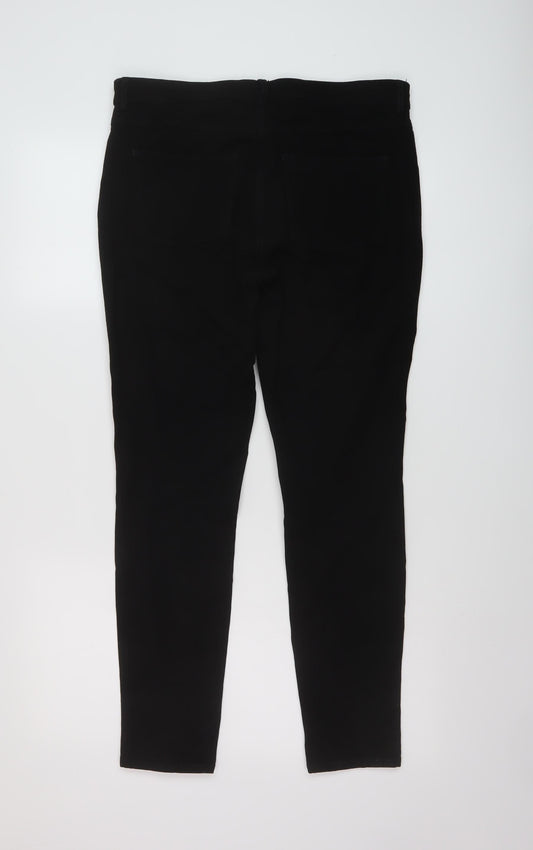 Womens UK Size 12 H&M Regular Fit Skinny Black Jeans