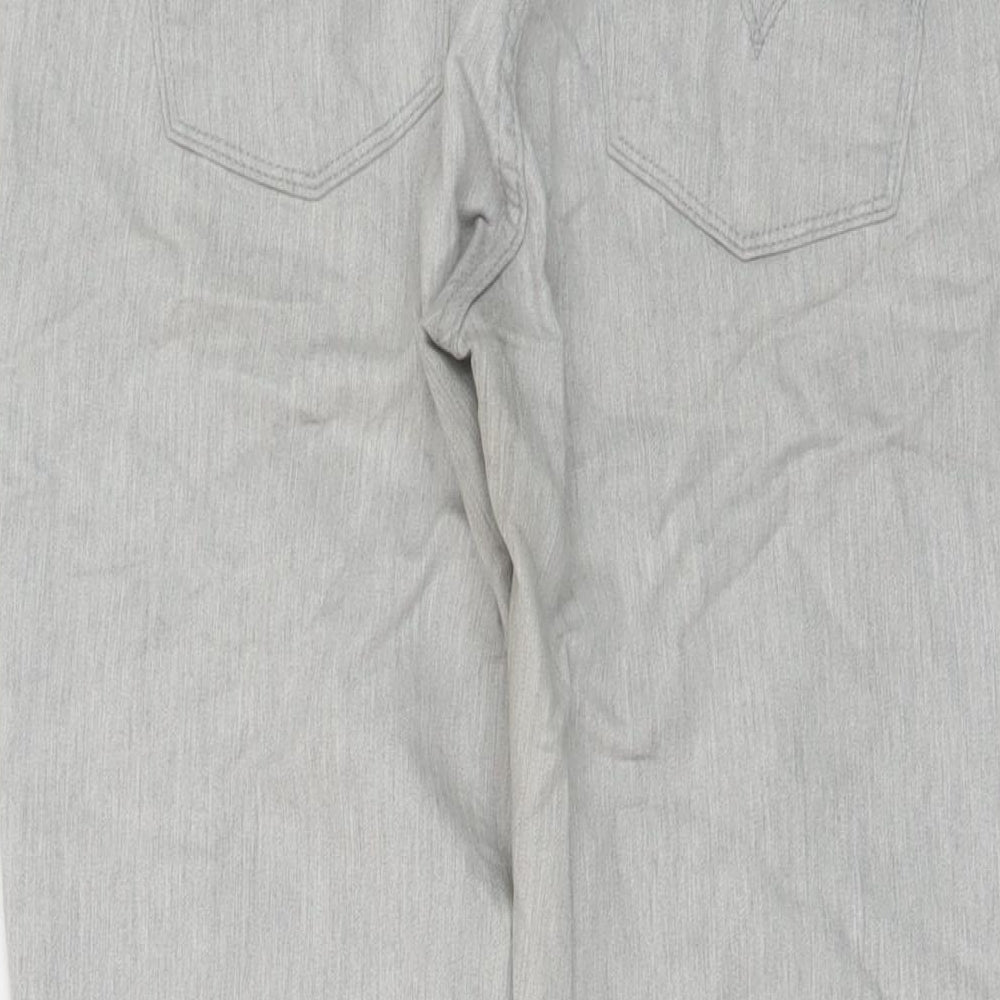 Levi's Womens Grey Cotton Skinny Jeans Size 28 in L29 in Regular Button