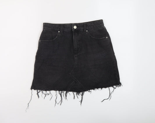 Womens UK Size 10 Miss Selfridge Mini Denim Skirt