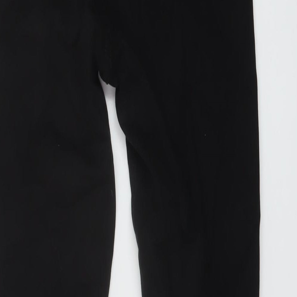 Topshop Womens Black Cotton Skinny Jeans Size 30 in L30 in Regular Button
