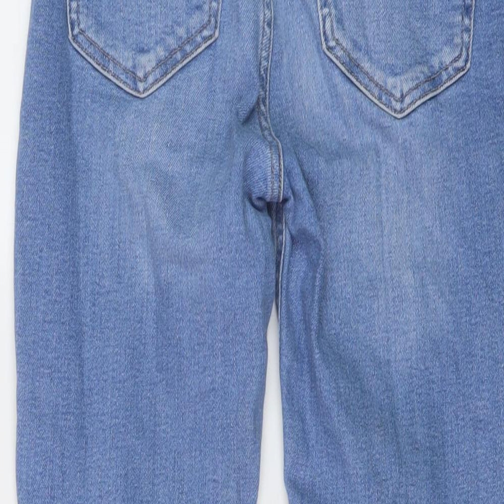 River Island Womens Black Cotton Skinny Jeans Size 10 L27 in Regular Button