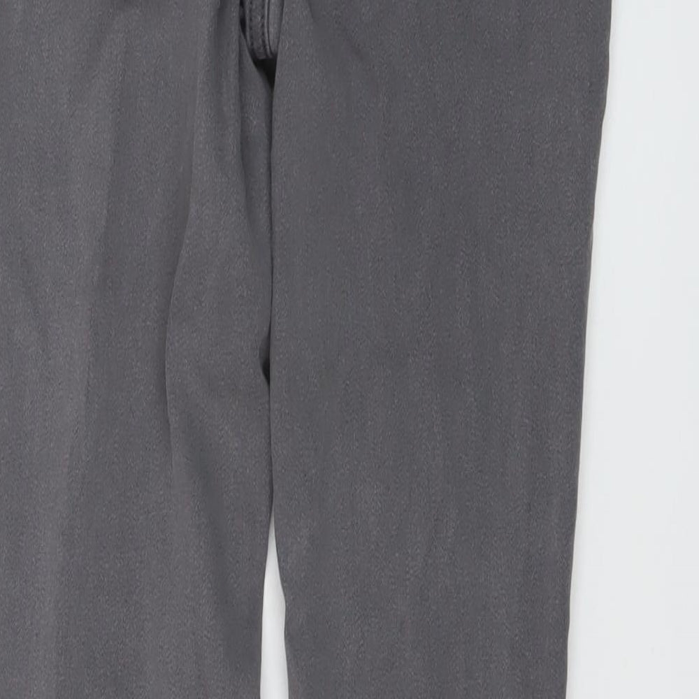 Denim & Co. Womens Grey Cotton Skinny Jeans Size 8 L28 in Regular Button