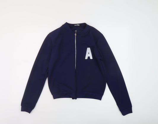 Womens UK Size 10 Select Blue Bomber Jacket