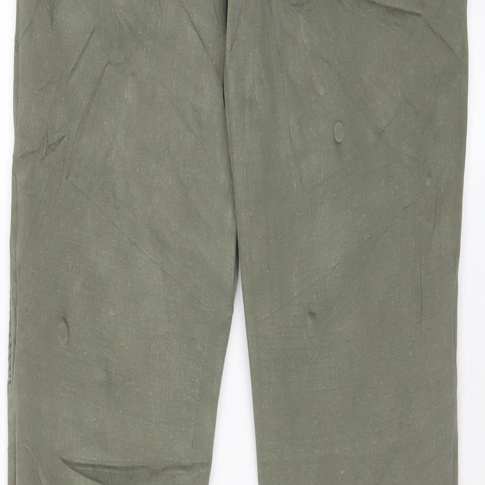 Threadbare Womens Green Cotton Skinny Jeans Size 10 L28 in Regular Zip - Ankle Zips