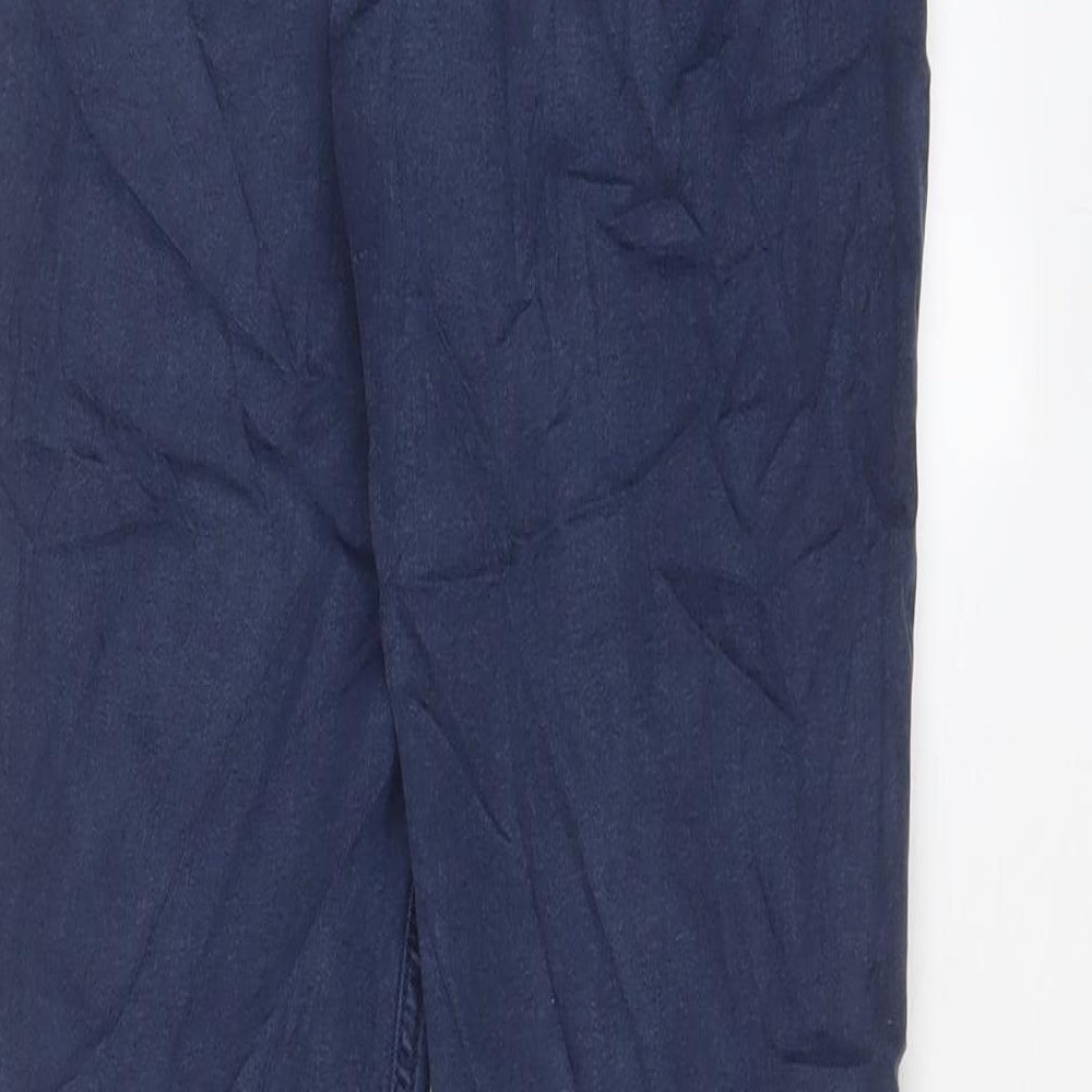 F&F Womens Blue Cotton Skinny Jeans Size 10 L29 in Regular Zip