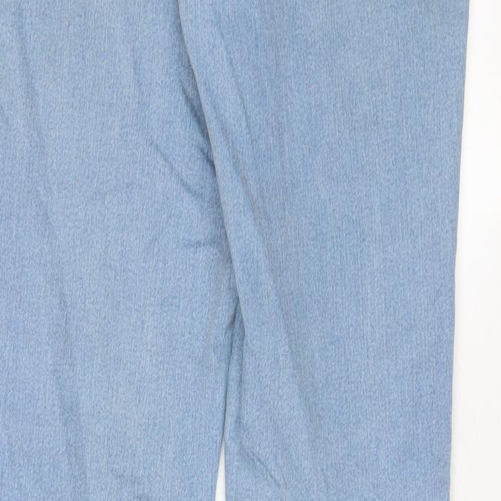Womens UK Size 31 in H&M Regular Fit Straight Blue Jeans