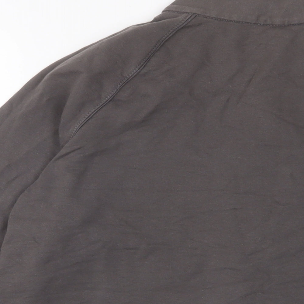 Womens UK Size 18 Marks and Spencer Brown Full Zip Sweatshirt