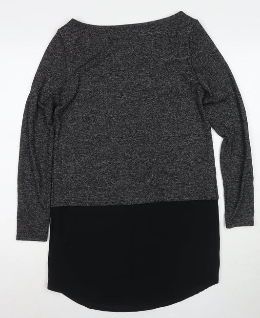 Womens UK Size S Tezenis Grey Tunic Jumper