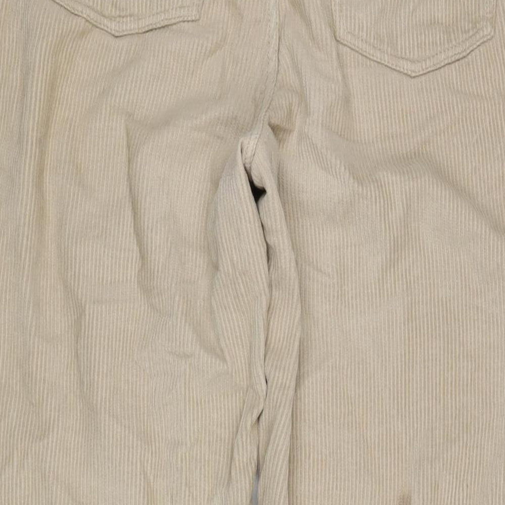 Womens UK Size 8 Berksha Regular Fit Beige Trousers