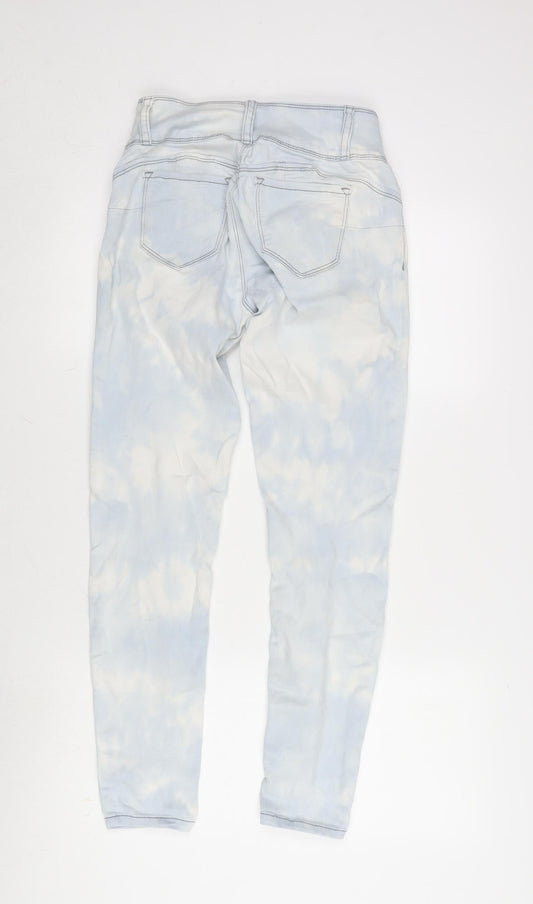 Womens UK Size 26 in WAX JEAN Regular Fit Tapered Blue Jeans