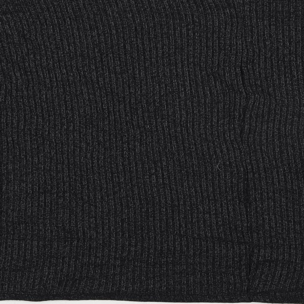 Womens UK Size M New Look Grey Basic Blouse
