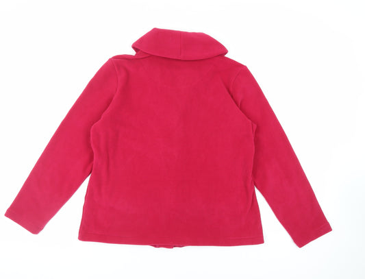 Womens UK Size M Lands' End Pink Jacket