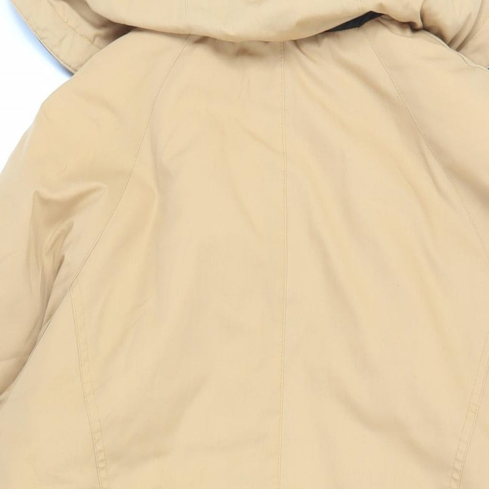Womens UK Size 14 NuAge Beige Pea Coat