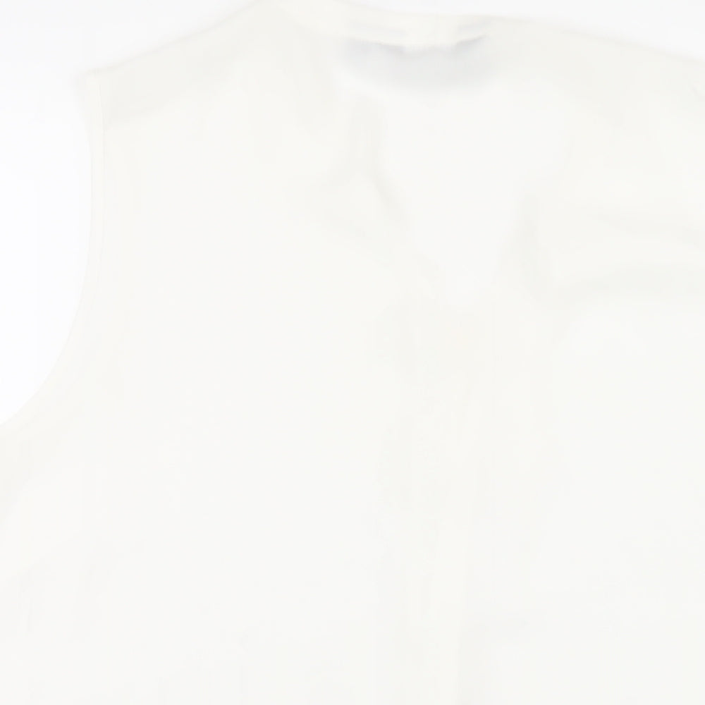 Womens UK Size 18 Dorothy Perkins White Basic Blouse