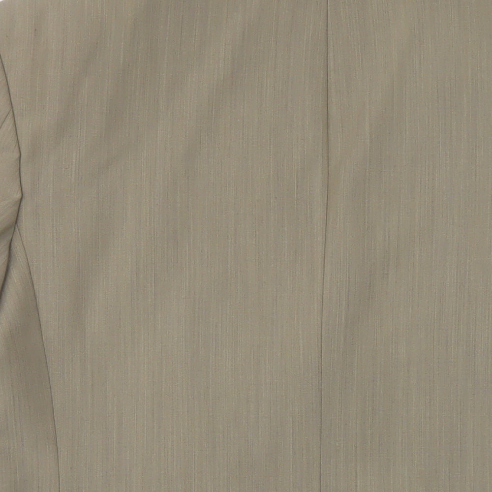 Mens UK Size 38 River Island Regular Beige Suit Jacket