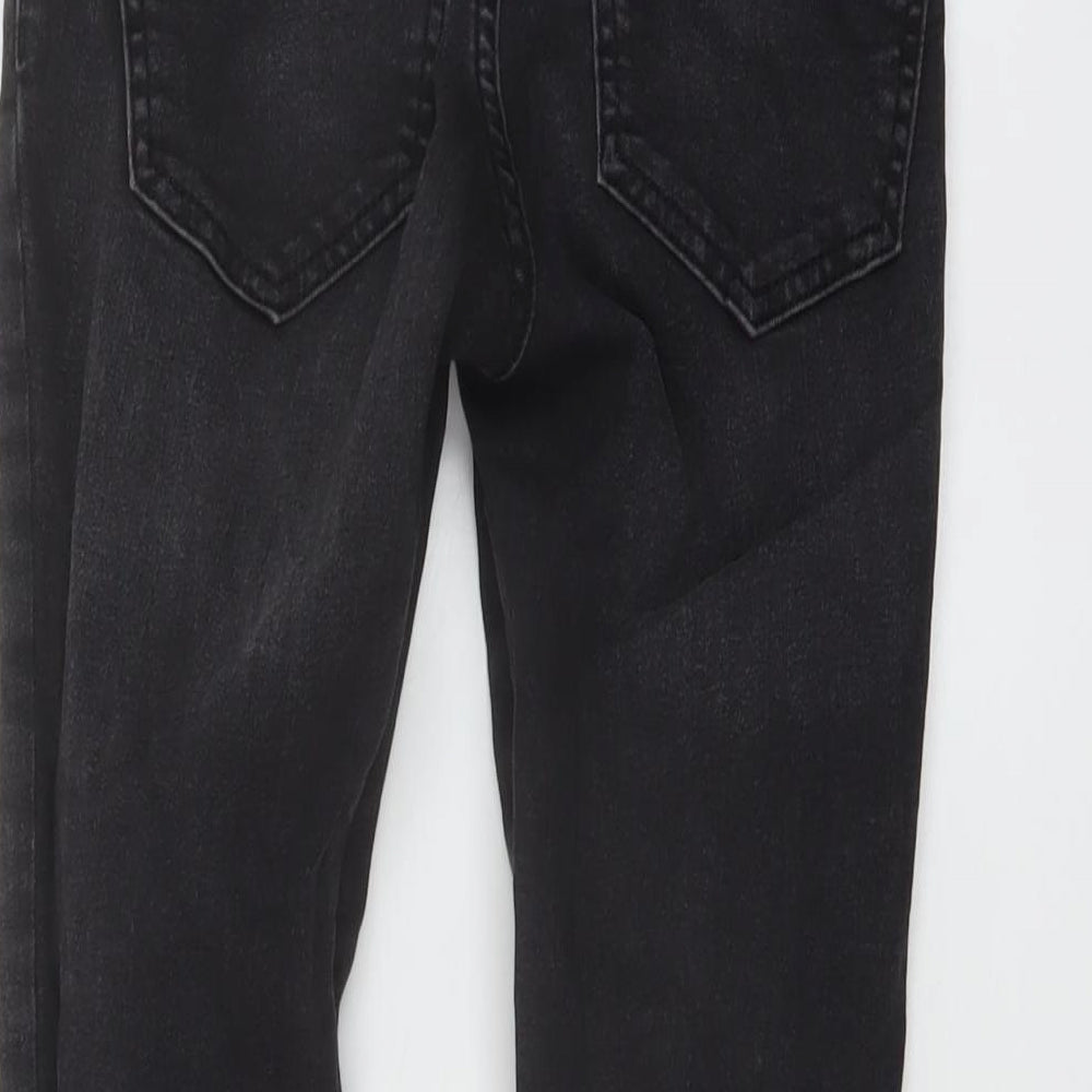 ASOS Womens Grey Cotton Skinny Jeans Size 26 in L27 in Regular Button