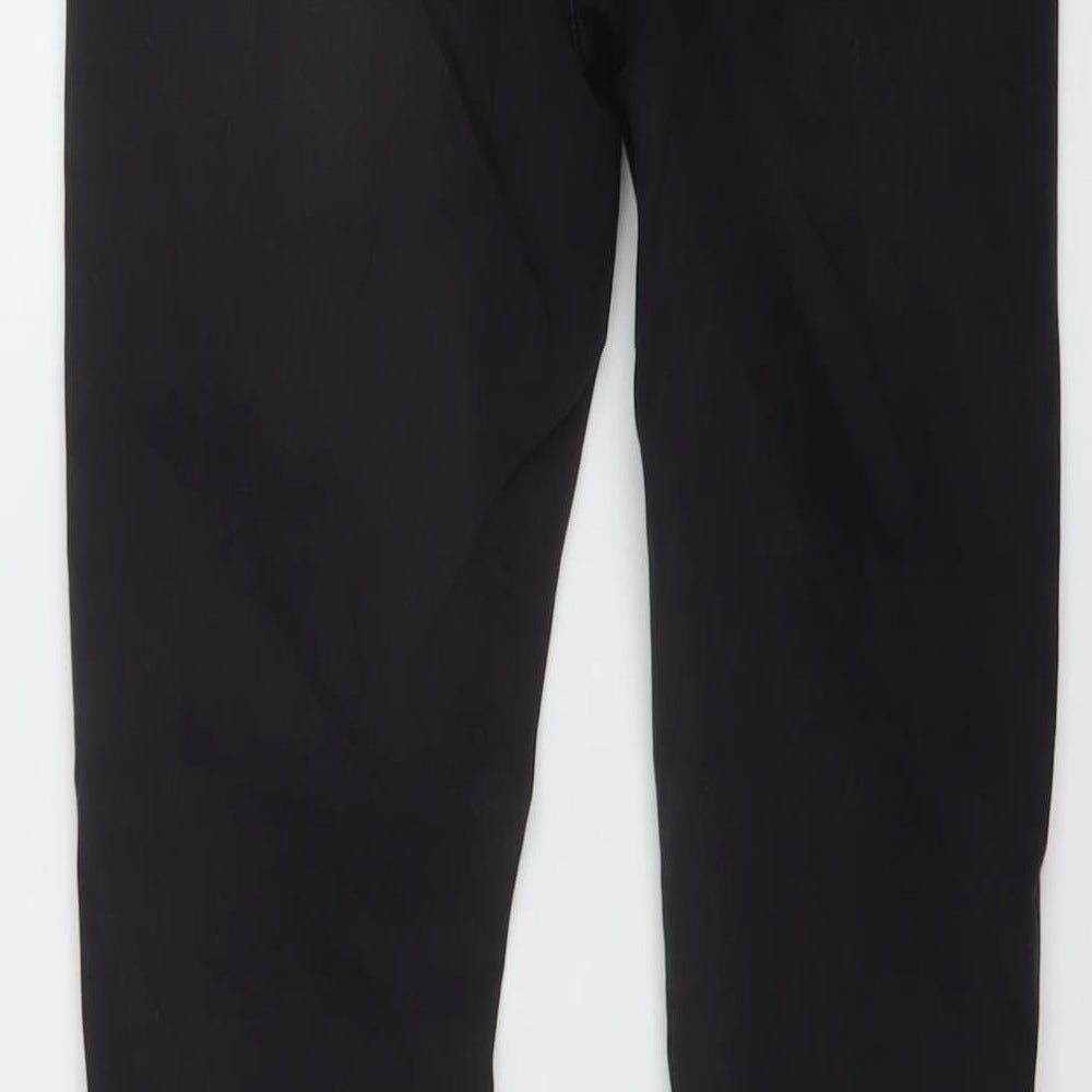 Miss Selfridge Womens Green Cotton Skinny Jeans Size 10 L25 in Regular Button