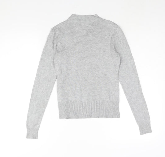 Womens UK Size 8 New Look Grey Pullover Jumper