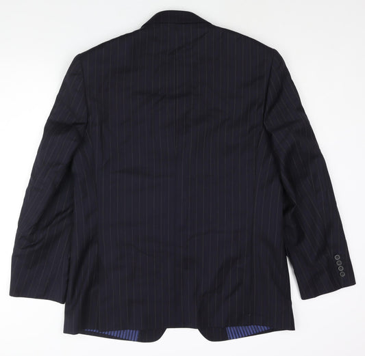 Mens UK Size 42 Marks and Spencer Regular Blue Suit Jacket
