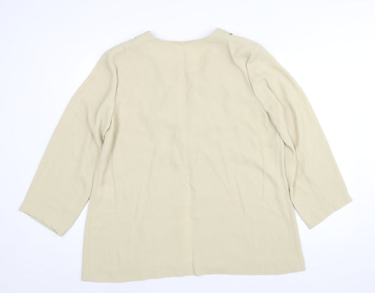 Womens UK Size 20 Roman Beige Jacket