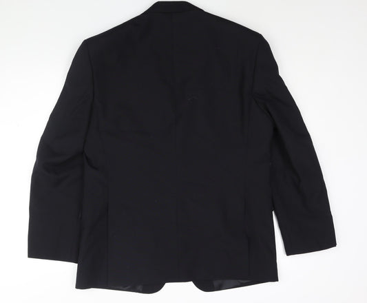Mens UK Size 42 Varteks Regular Black Suit Jacket