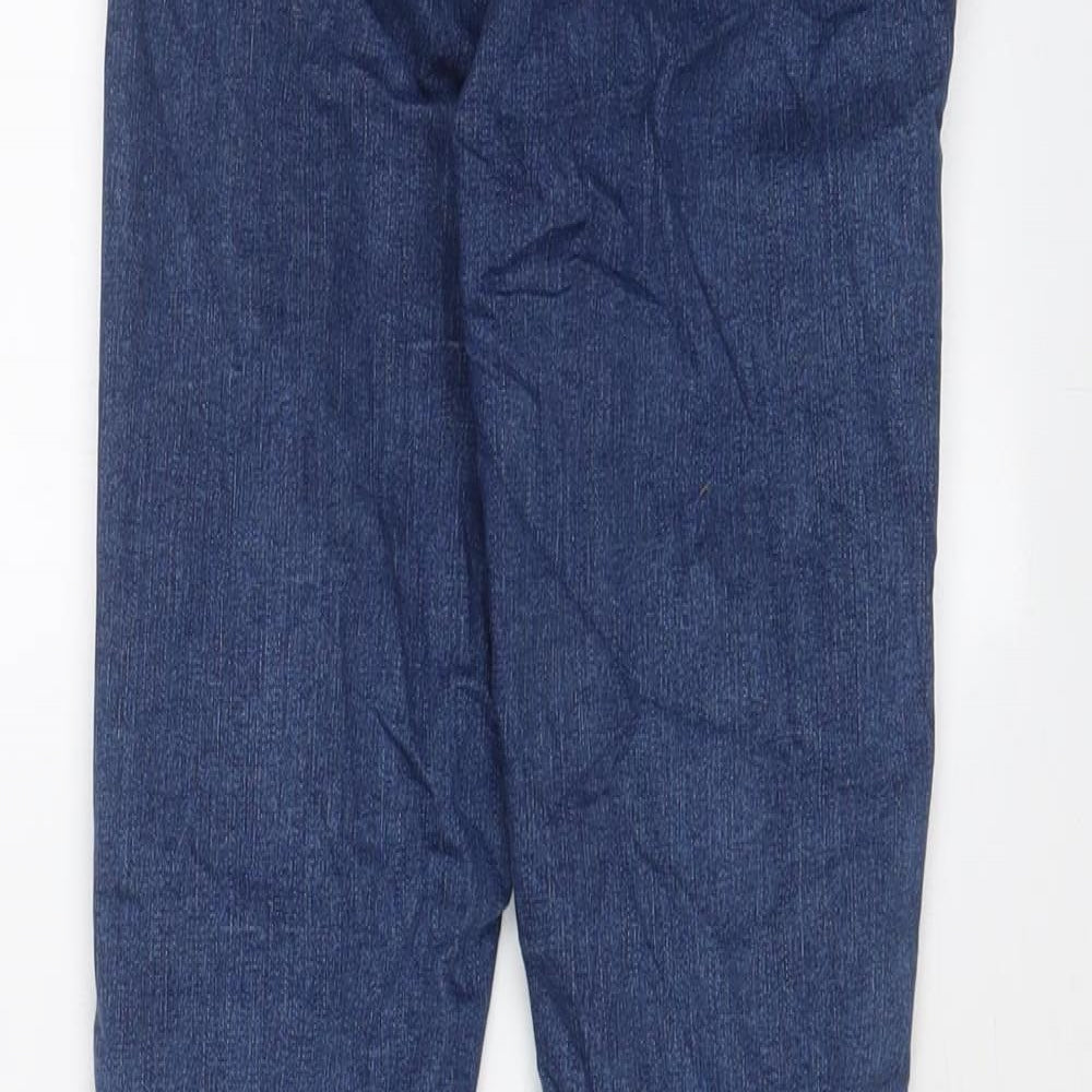 Topshop Womens Blue Cotton Skinny Jeans Size 26 in L32 in Regular Zip