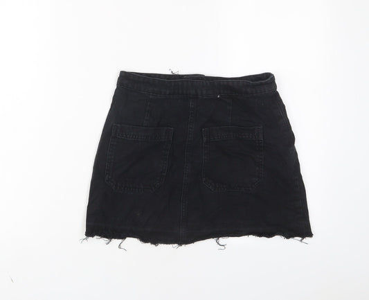 Womens UK Size XS BDG A-Line Denim Skirt