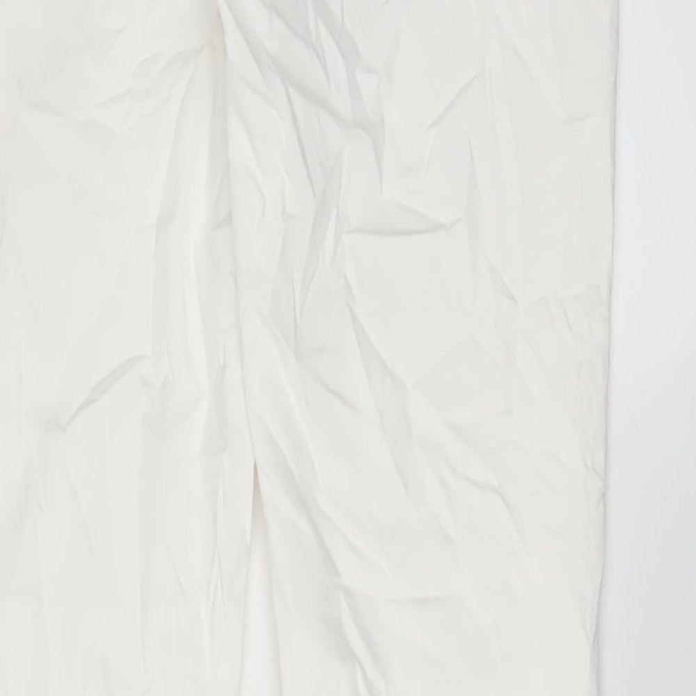 Womens UK Size 14 Marks and Spencer Regular Fit Skinny White Jeans