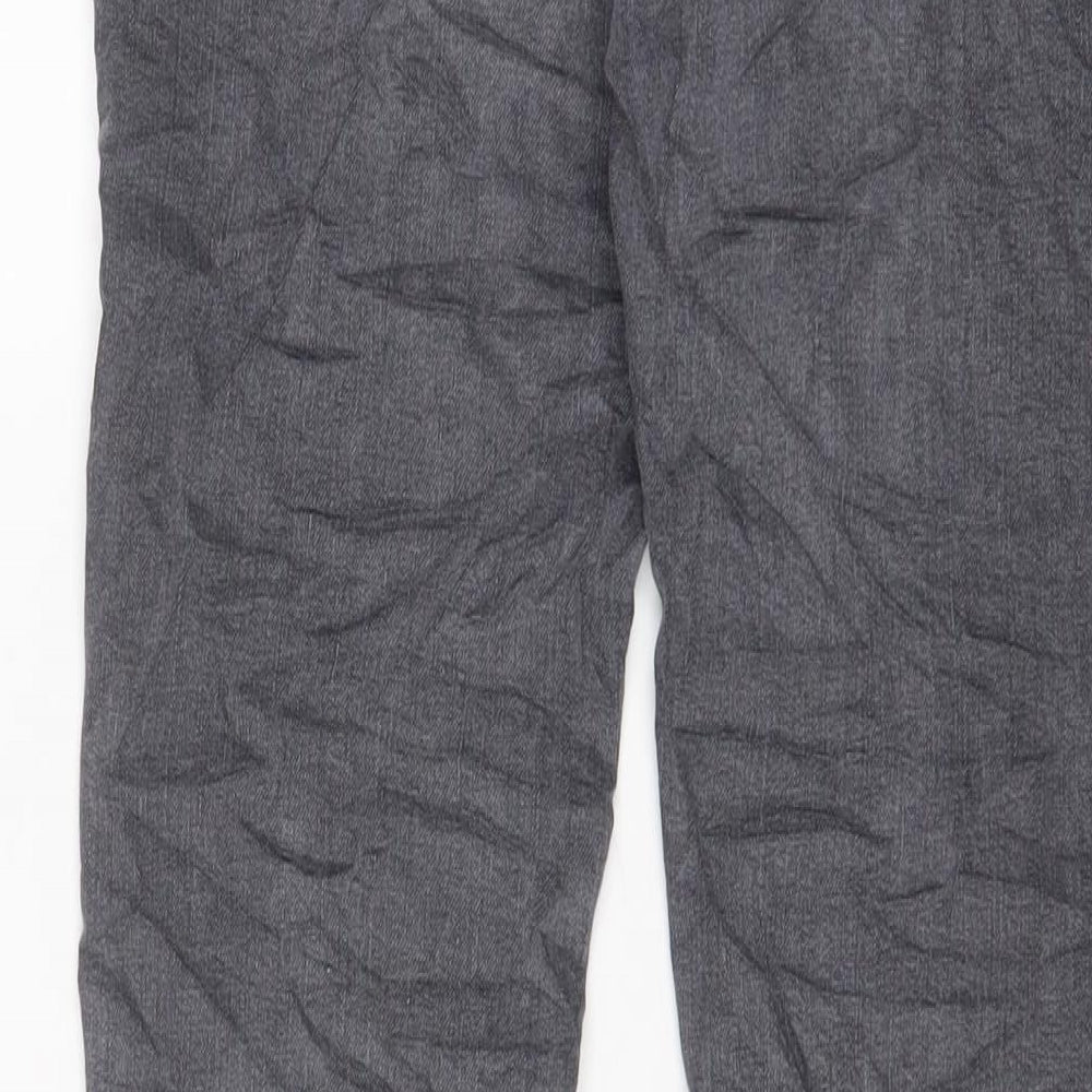 Indigo Womens Grey Cotton Skinny Jeans Size 14 L28 in Regular Zip