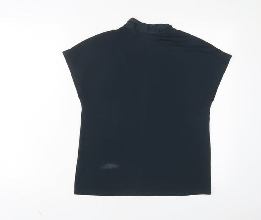 Womens UK Size S H&M Green Basic T-Shirt
