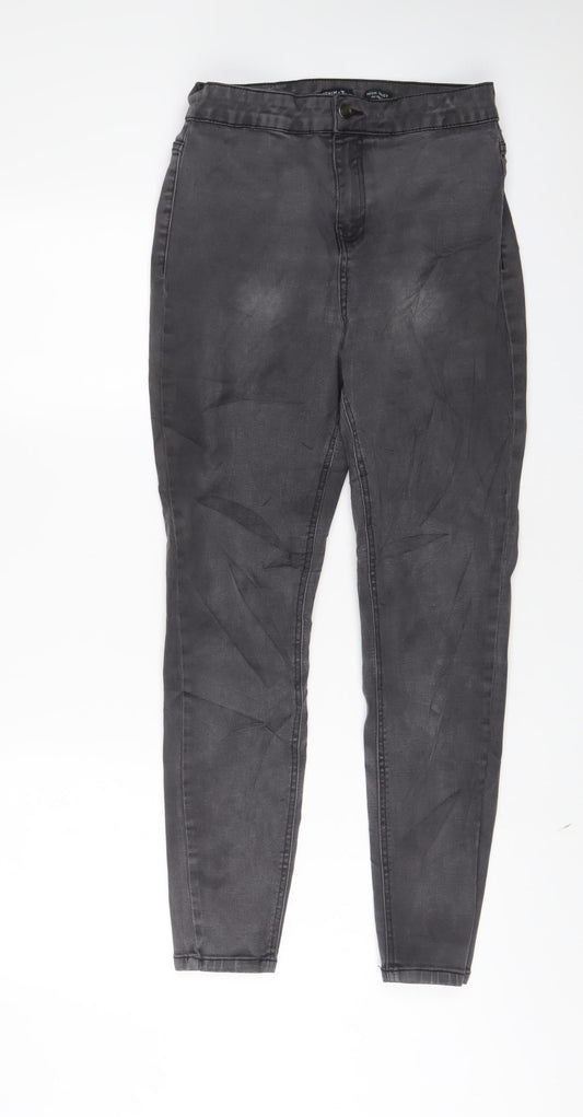 Womens UK Size 14 TU Regular Fit Skinny Grey Jeans
